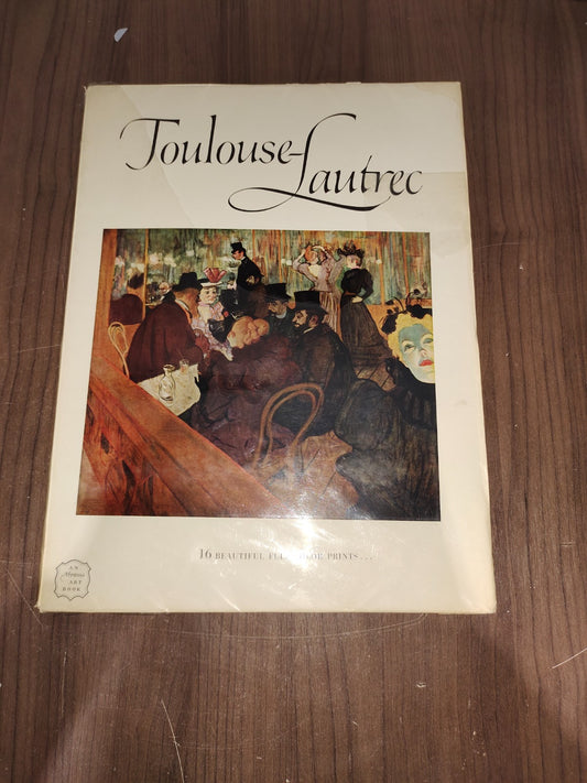 Vintage Rare Collectible - An Abrams Art Book - Toulouse Lautrec