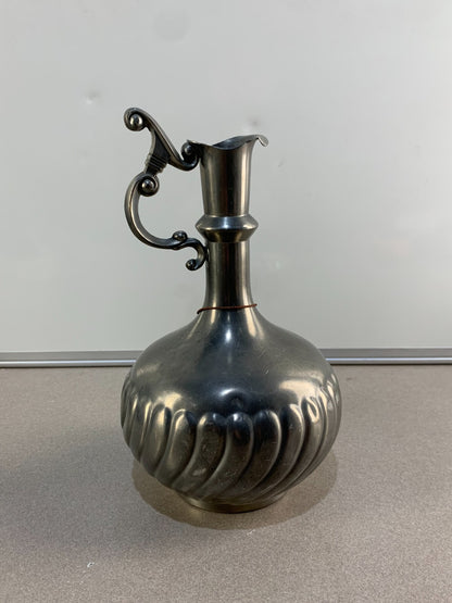 Antique carafe ewer reines zinn edeltin pure pewter real pewter Holland