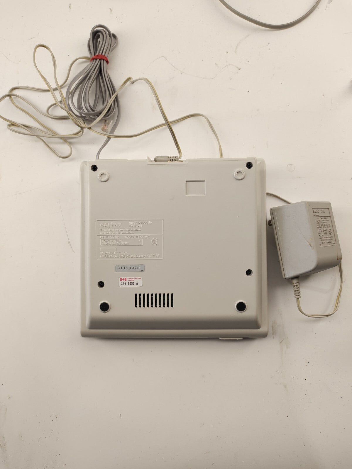 Sanyo TAS345 Telephone Answering System