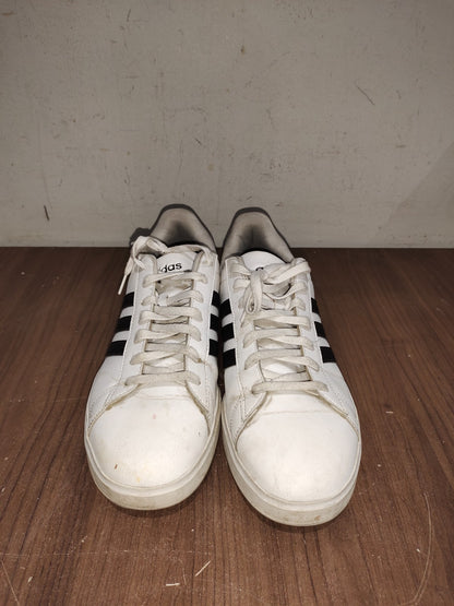 Adidas Neo Baseline Men's AGW9195 Tennis Shoes White Black - Size - 13(US)