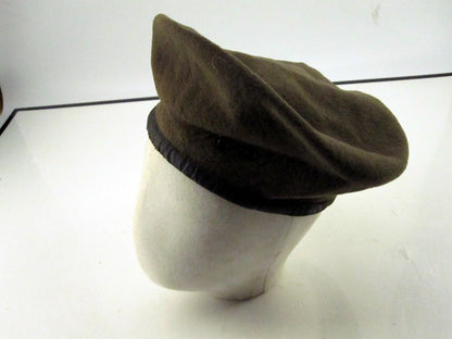 Green WW2 Era Beret - Vintage Military Style Headgear