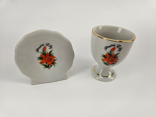 Vintage Prairie Lily Japan Candle Holder