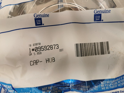 Genuine GM Chevy 09592873, 1996 Chevrolet Camaro Rim wheel Center Cap