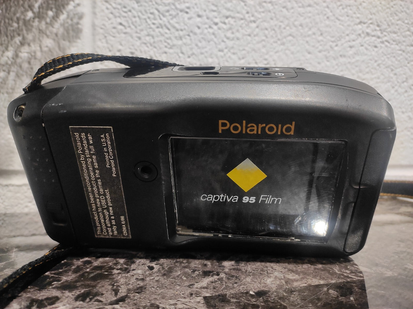 Vintage POLAROID Captiva SLR /QPS Auto Focus Camera F12-107 MM