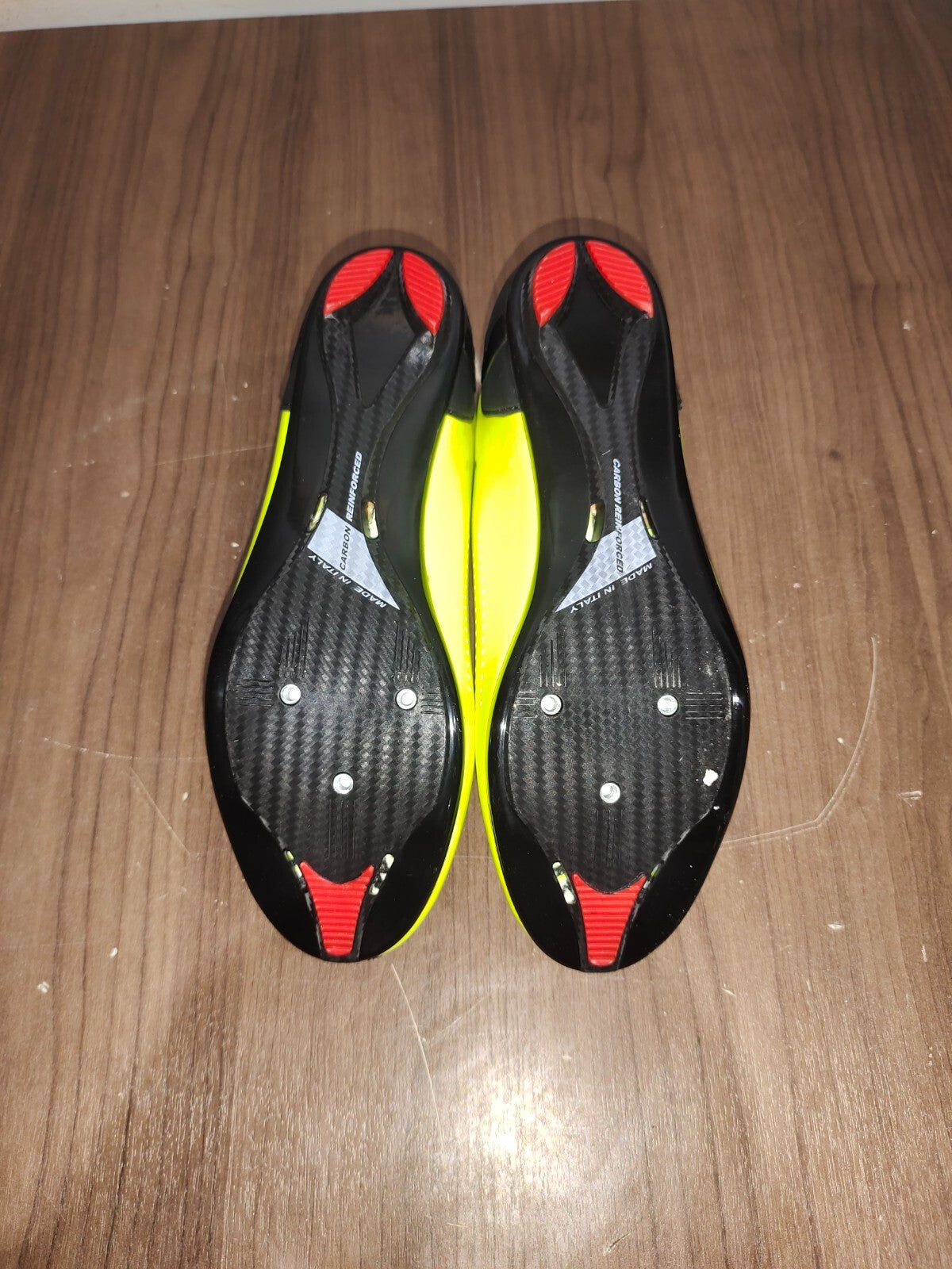 Crono Nylon Cycling Shoes - Neon Green - Size - 39 (EUR)