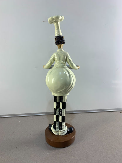 Chef figurine With a Tray