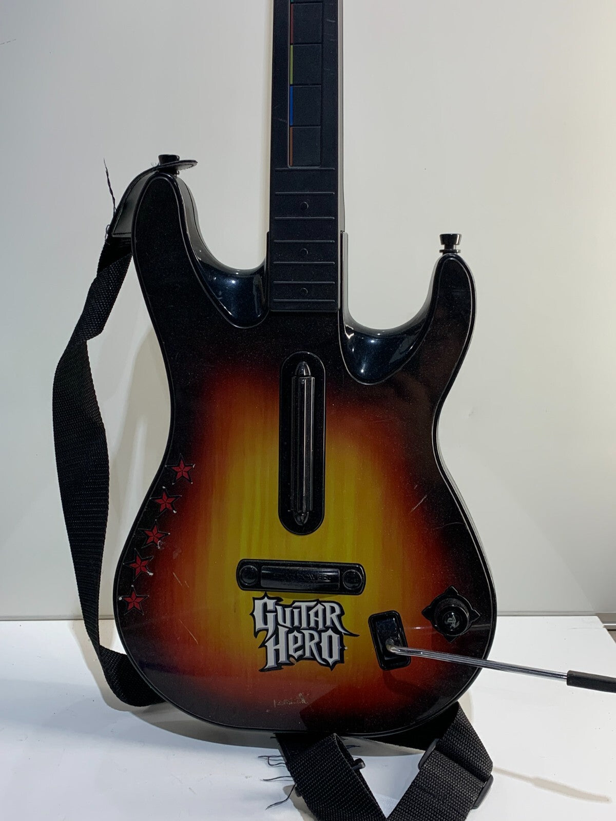 Guitar Hero Wood Red Wood Rock Band Controller Strap Playstation PS3