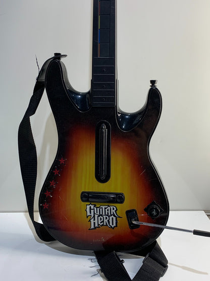 Guitar Hero Wood Red Wood Rock Band Controller Strap Playstation PS3