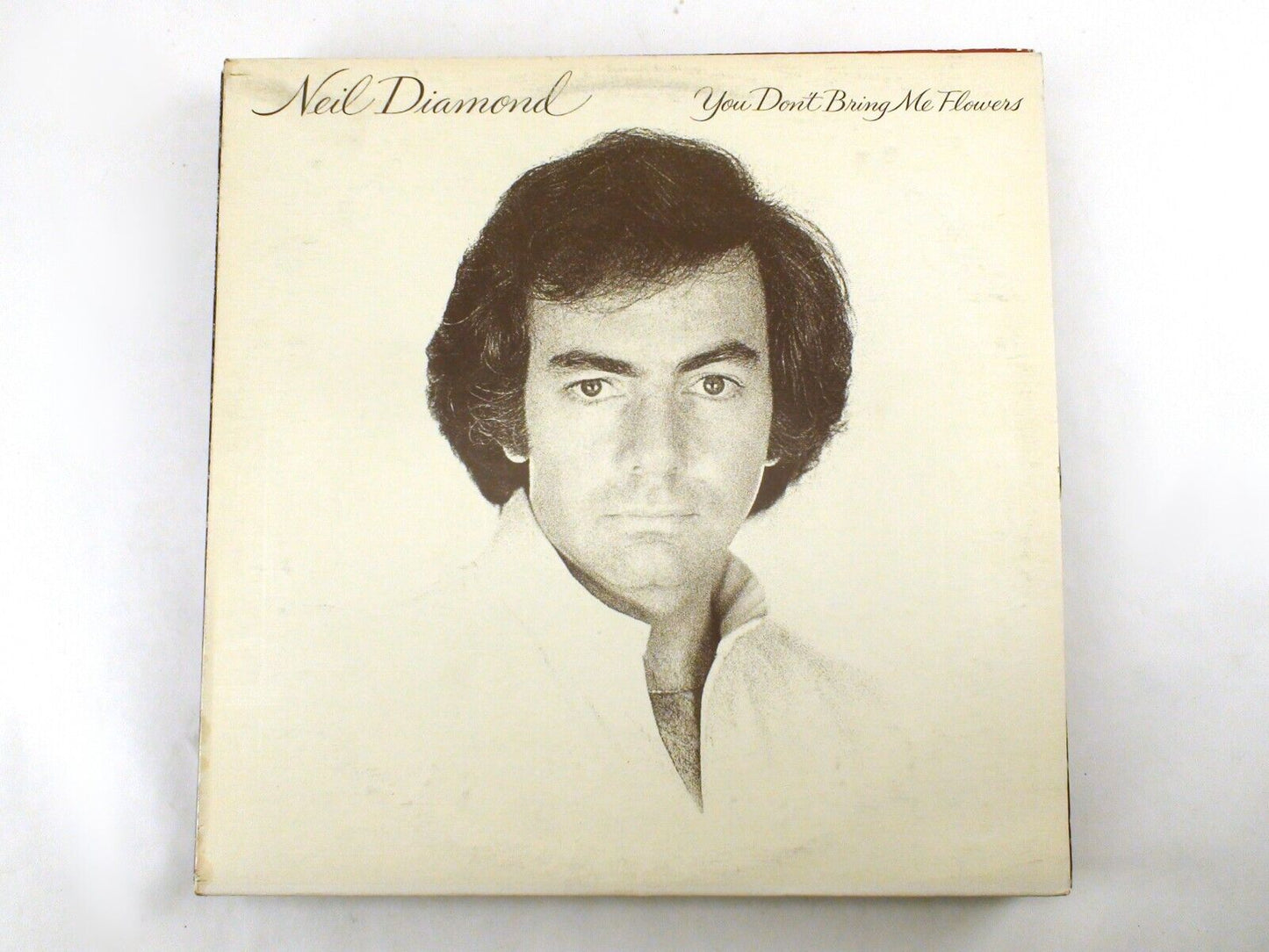 Heartfelt Harmony: Neil Diamond 'You Don't Bring Me Flowers' Vinyl Record in Good Condition