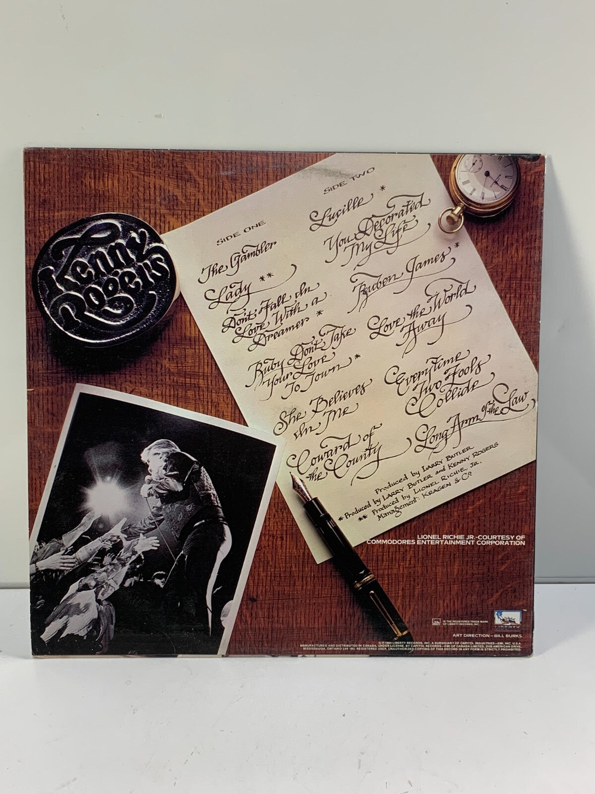 Kenny Rogers - Greatest Hits -1980 Vinyl LP Record Album