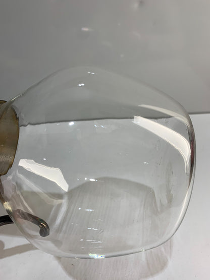 Victorian Silver Plated Glass Claret