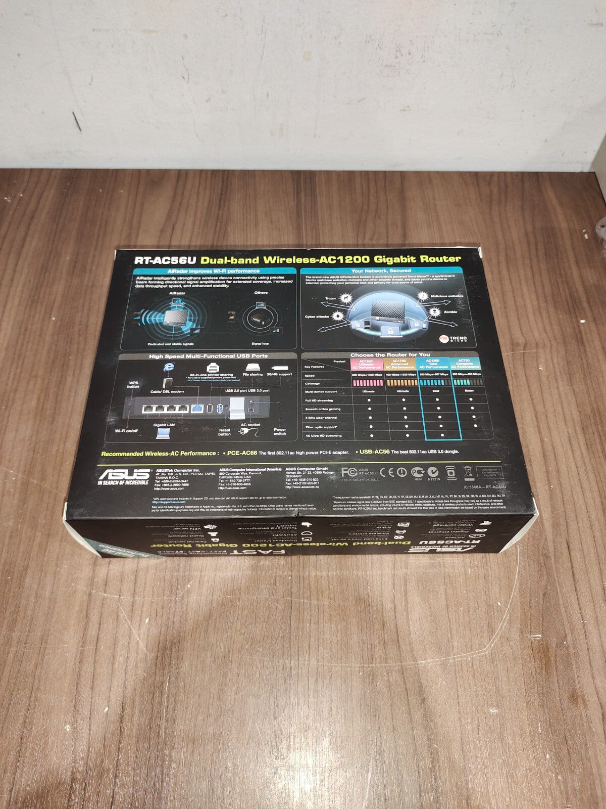 Asus RT-AC56U AC1200 Dual Band Gigabit Wireless Router