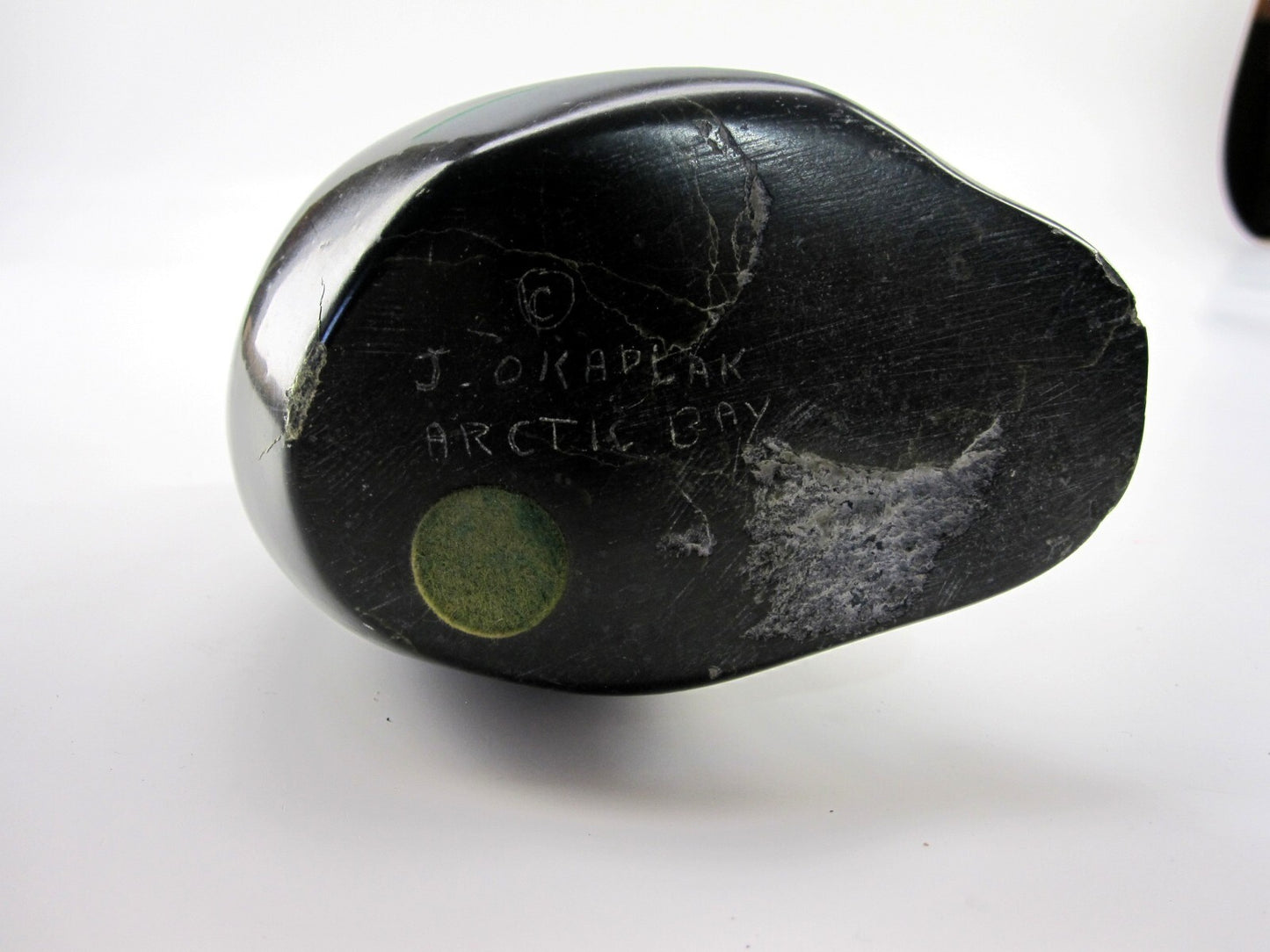 Arctic Bay Seal (Bird?) Carving J. Okadlak