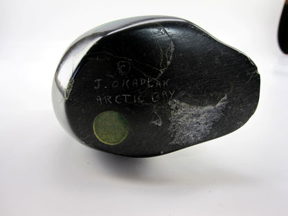 Arctic Bay Seal (Bird?) Carving J. Okadlak