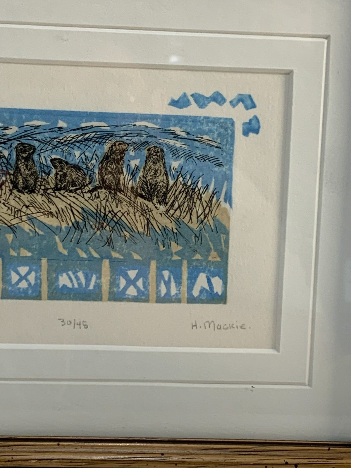 "Gophers - may" Painting By H. Mackie, 30/45
