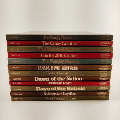 Canada's Illustrated Heritage 12 Volume Set Canadian History from 1497-1940