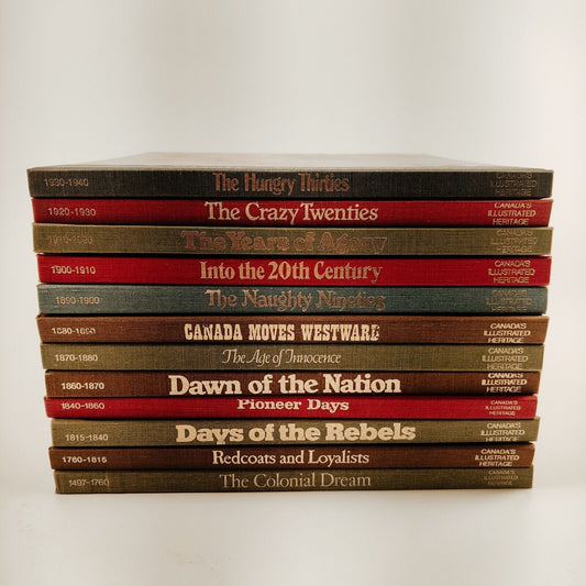 Canada's Illustrated Heritage 12 Volume Set Canadian History from 1497-1940