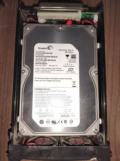 Seagate Hard Drive 500gb SATA Barracuda 7200.10