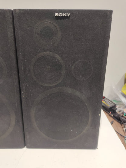 Sony SS-D115 Bookshelf Speakers 3Way Black Wood