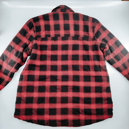 NWT Wind River Lined Flannel Shirt XL Red Plaid Shacket