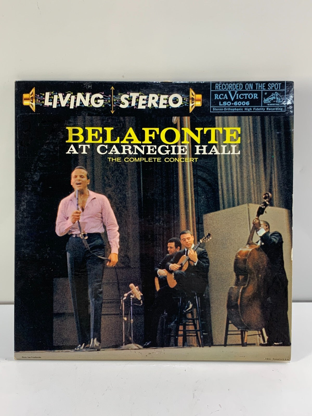 BELAFONTE At Carnegie Hall -Original 1959 RCA LS 2-LP - TAS Audiophile TOP COPY