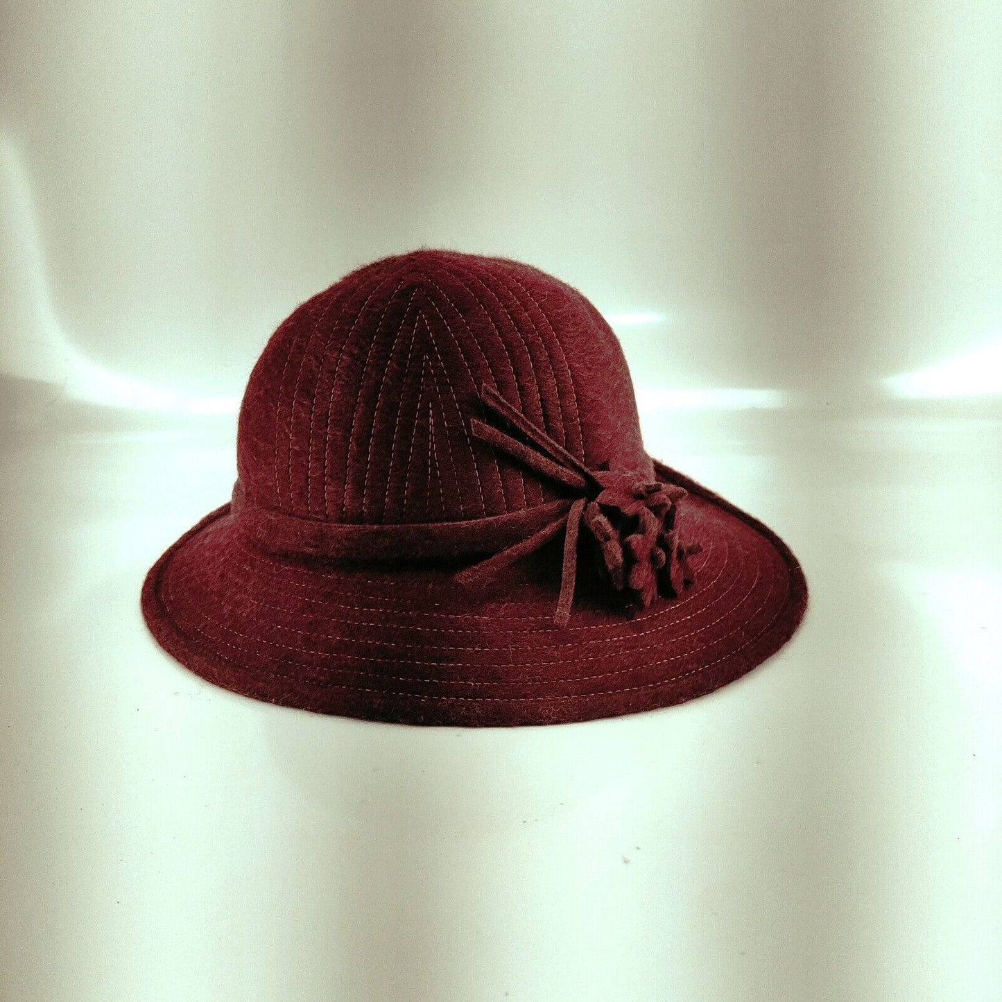 Made in England Wool Women's Purple Fedora One Size