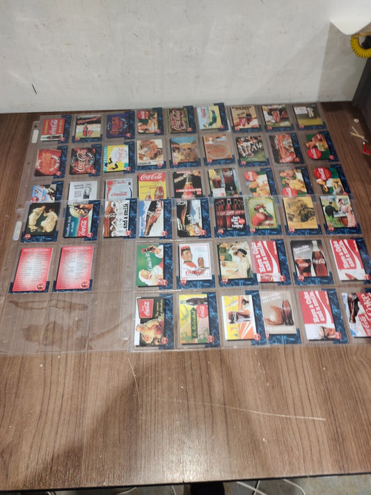 Vintage Collectible Coca-Cola Cards - The Score Board Collection - #1-50 Cards