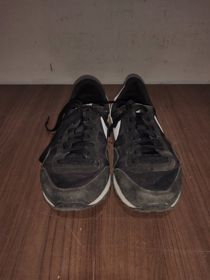 NIKE AIR PEGASUS '83 Women’s Black Leather Suede Running Shoes - Size US - 9