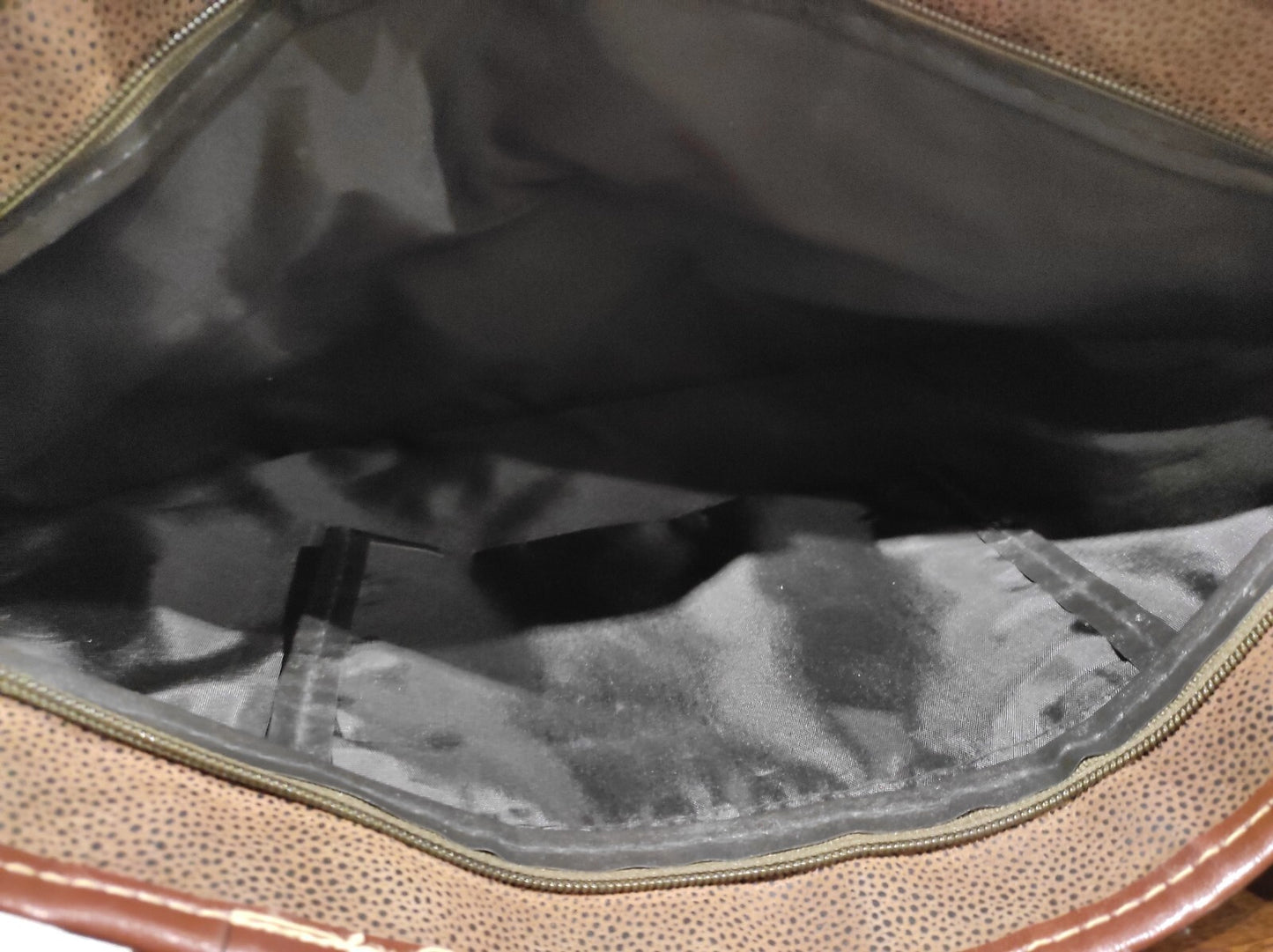 Voyageur Brown Lathe Tote Bag