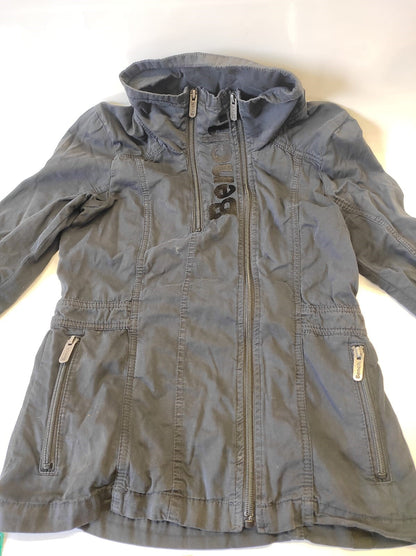 Bench Jacket S Black Fleece Lined Long Sleeve