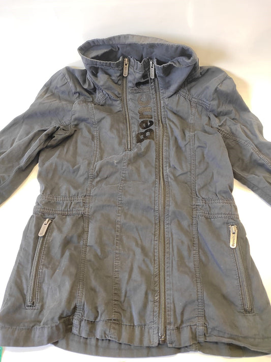 Bench Jacket S Black Fleece Lined Long Sleeve