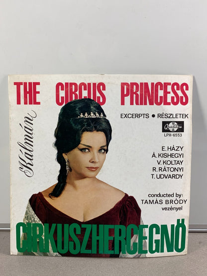 Emmerich Kálmán The Circus Princess Cirkuszherce Vinyl LP 1967 Qualiton SMX 2531