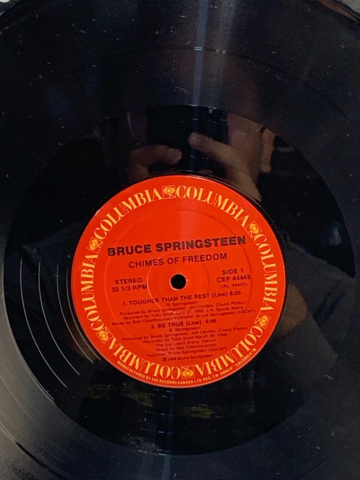 Bruce Springsteen – Chimes Of Freedom 1988 VG VINYL Columbia 4C 44445