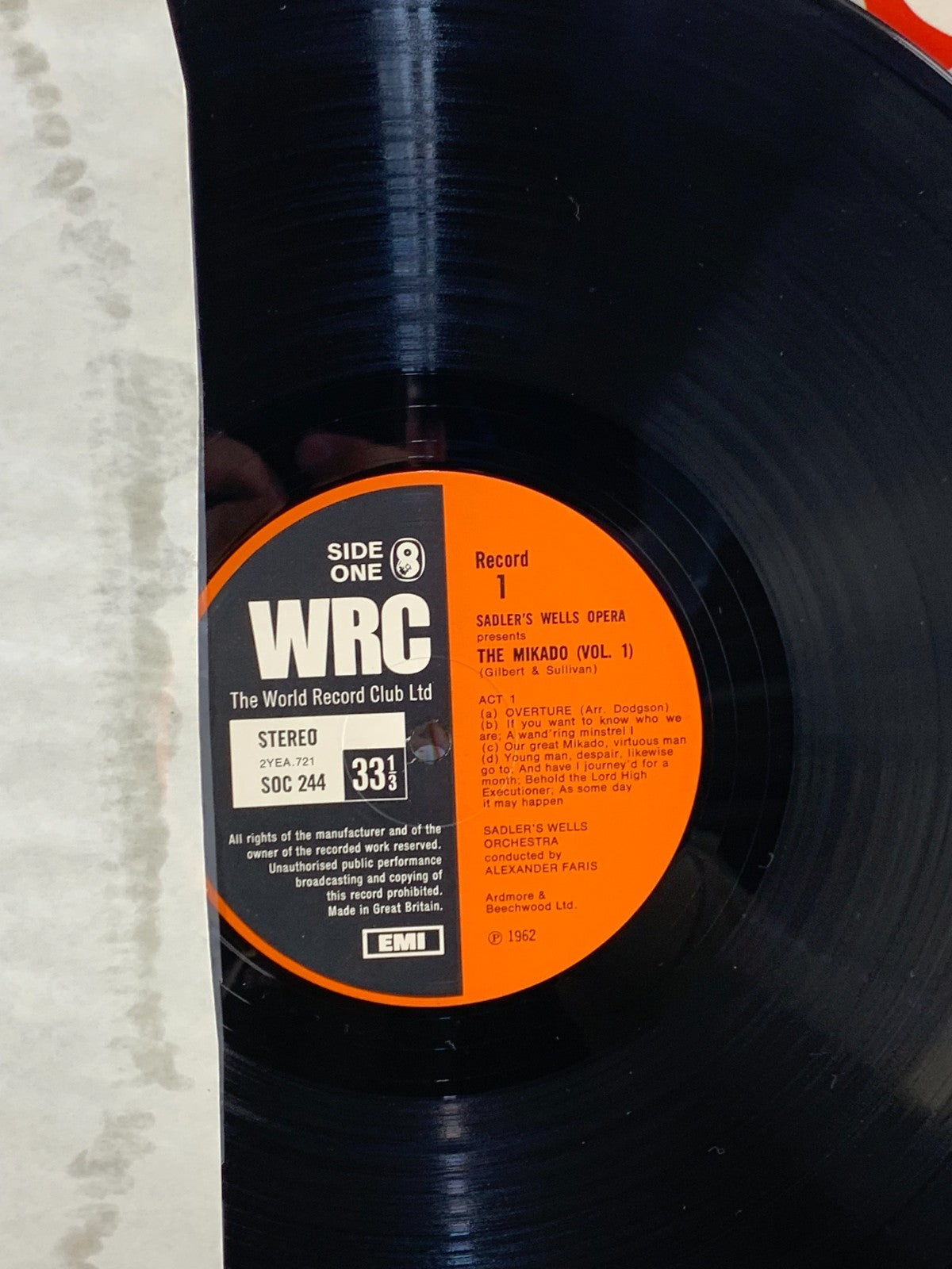 Gilbert & Sullivan - The Mikado - 2xLP SOC 245 HMV - Sadler’s Wells