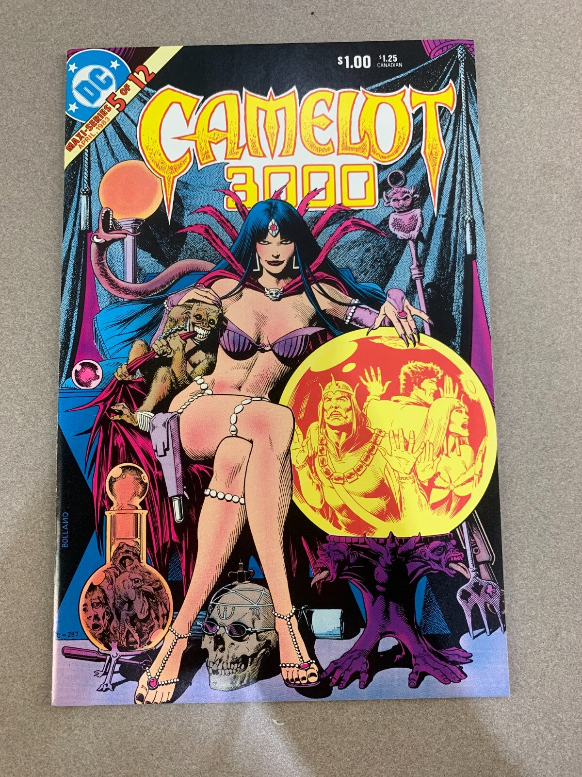 Camelot 3000 #5 (1983) VF/NM DC Maxi-Series 5 of 12 Arthurian Sci-Fi Classic