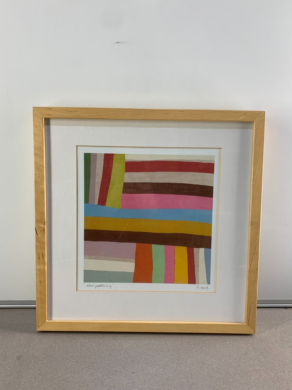 D VAN B Colour Experiment No. 4 FRAMED ABSTRACT ART PRINT Ikea