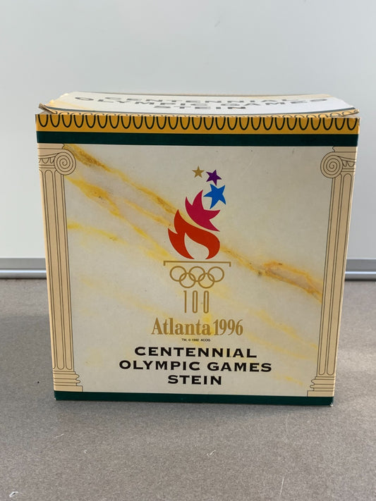 Vintage 1996 Atlanta Olympic Games Beer Stein Centennial Anheuser-Busch NEW!