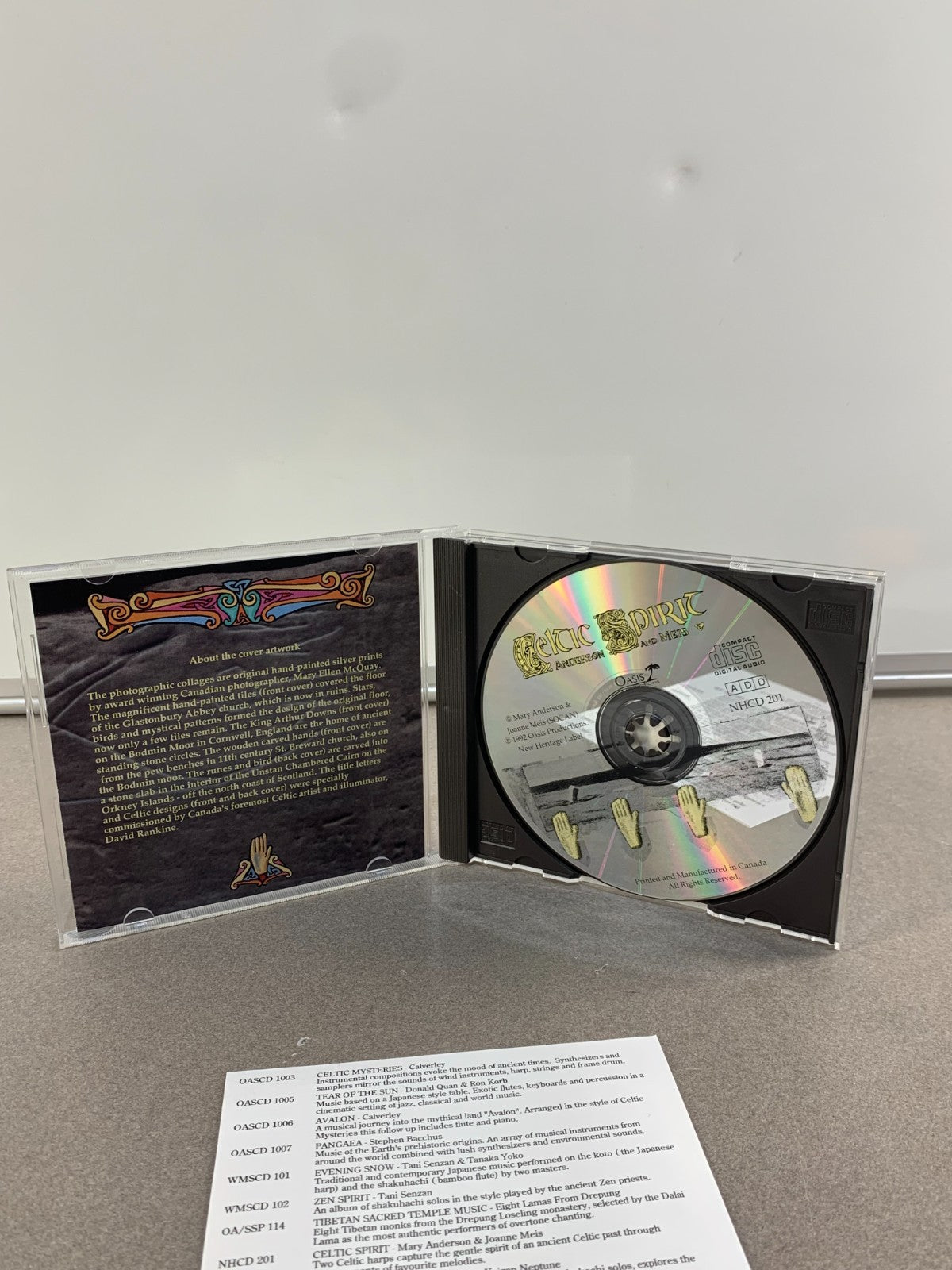 Celtic Spirit by Anderson, Mary / Meis Joanne (CD, 1995) RARE