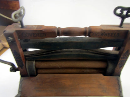 Antique Wooden Eatons Anchor Wringer