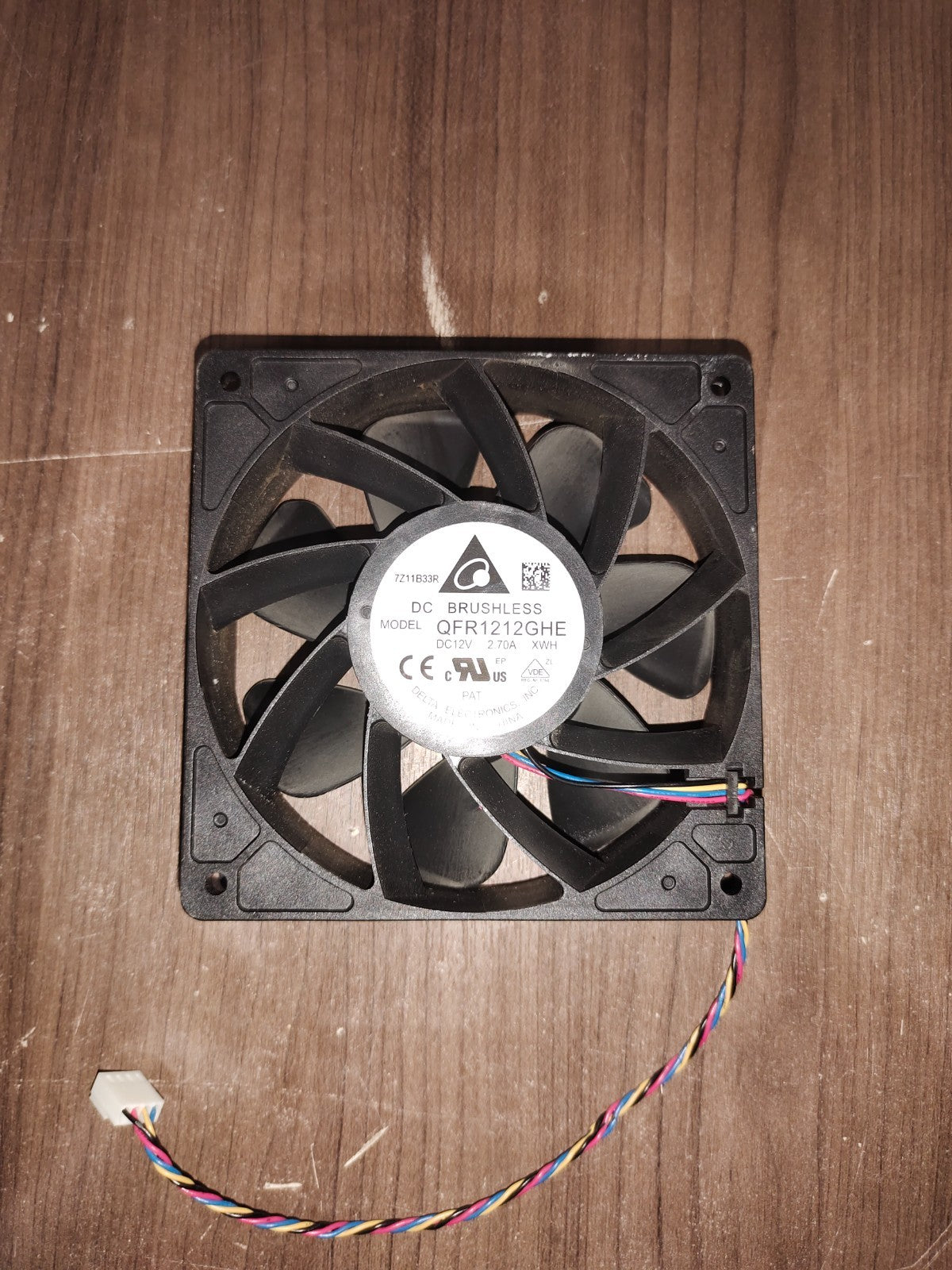 DELTA DC BRUSHLESS FAN - Model - QFR1212GHE  - Set of 2