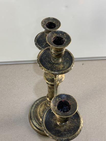 Vintage 3 arm candelabra candle holders