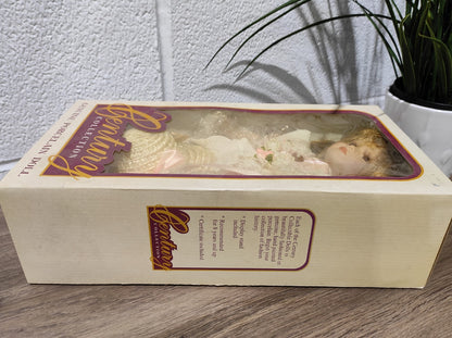 Century COLLECTION GENUINE PORCELAIN DOLL Hand Crafted- Beige