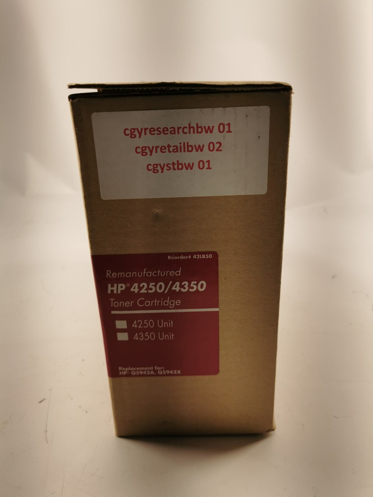 Toner cartridge HP 4250/4350, Replacement for HP Q5942A, Q5942X