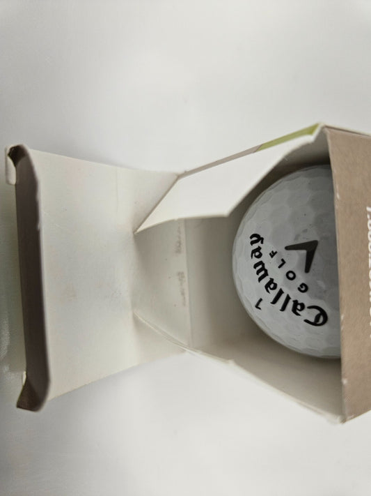 6 Callaway White Golf Balls