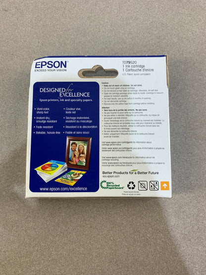 Claria Epson 79 High Capacity Cyan Ink Cartridge New Expired 10/2014 Blue