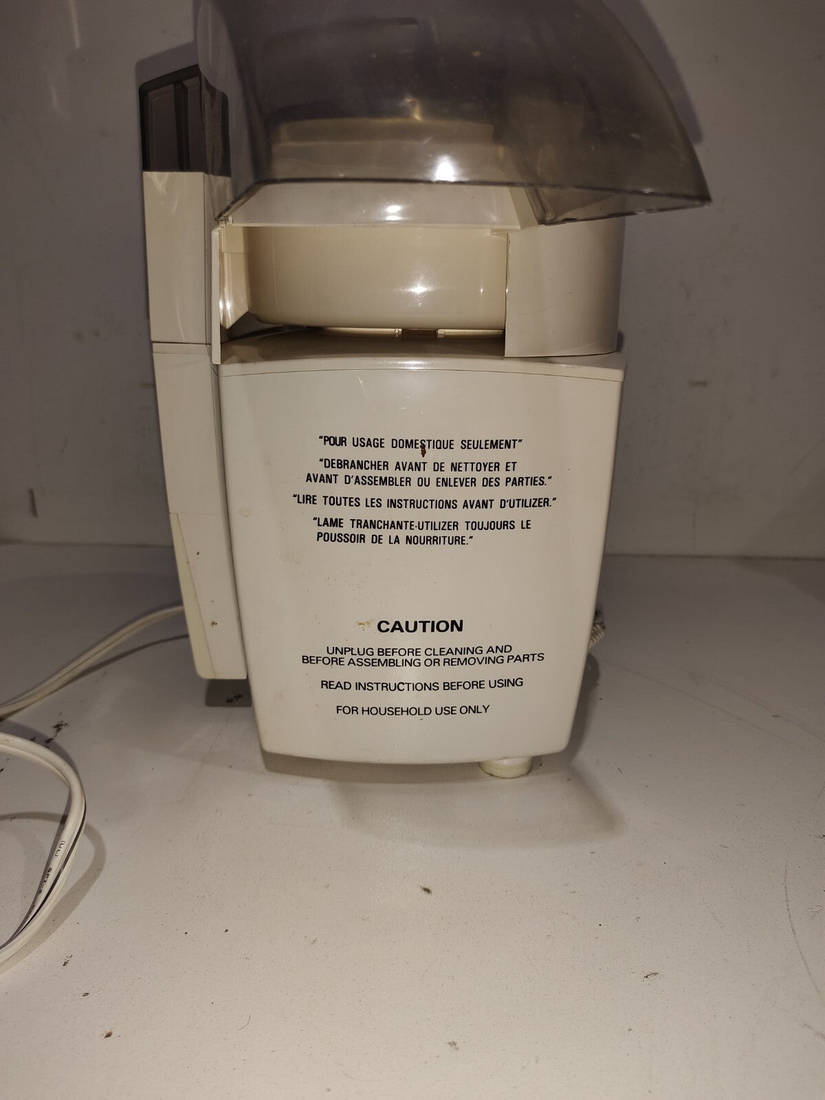 Juiceman Electronic Pro Juicer White Veggies & Citrus Series 410