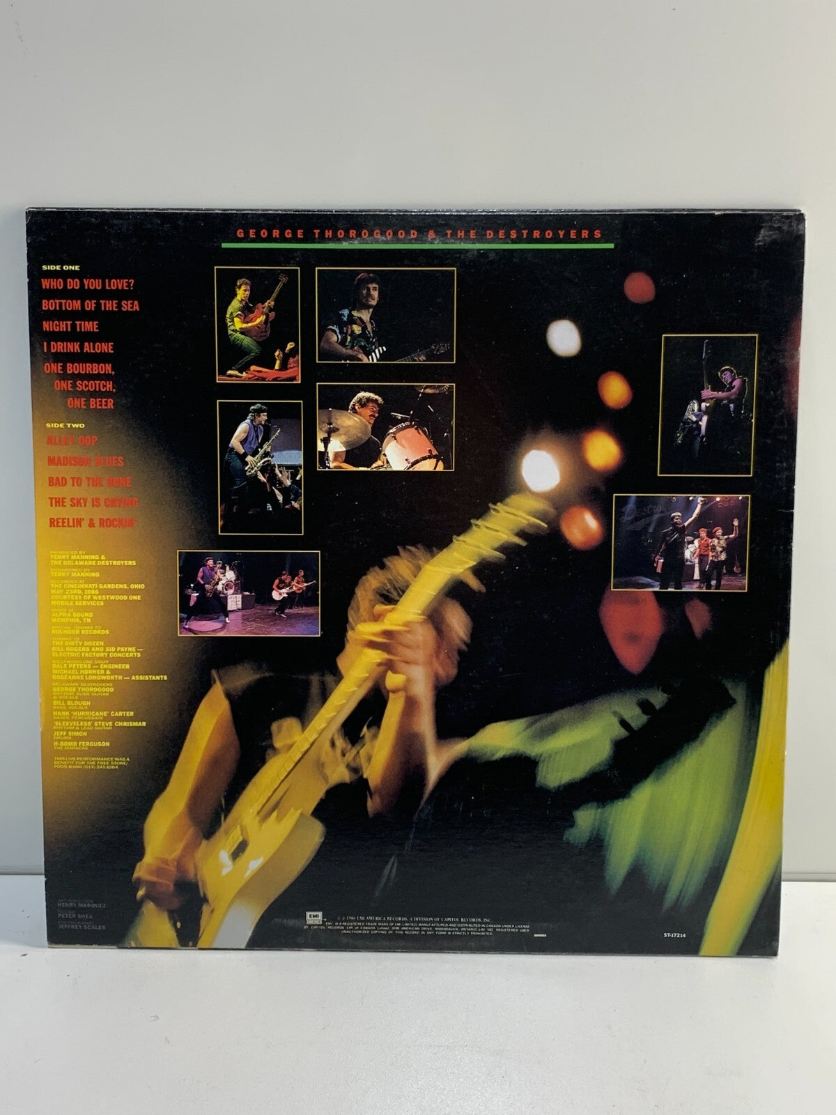 GEORGE THOROGOOD - Live (ST-17214) - 12" Vinyl Record LP - EX