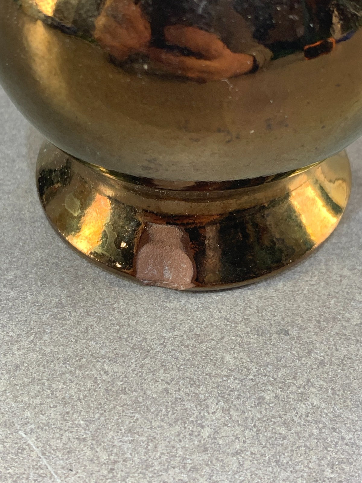 Vintage Welch Copper Lustre Lustreware Small Pitcher Creigiau Pottery