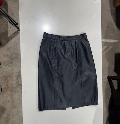 Women Leather Short Skirt