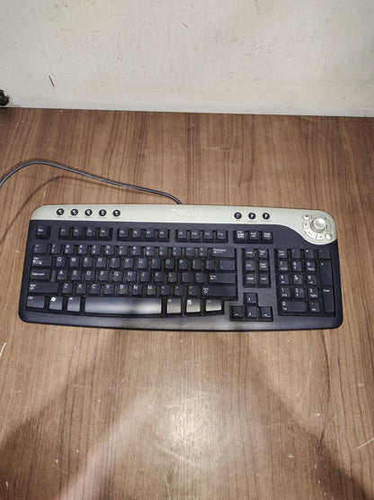 Vintage DELL Multimedia Windows Desktop PS/2 wired Keyboard - Model - RT7D30
